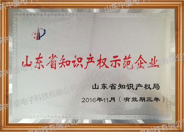 山东省知识产权示范企业(图1)